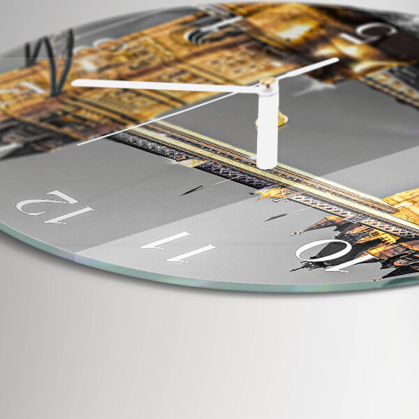 Glas wanduhr Tower Bridge