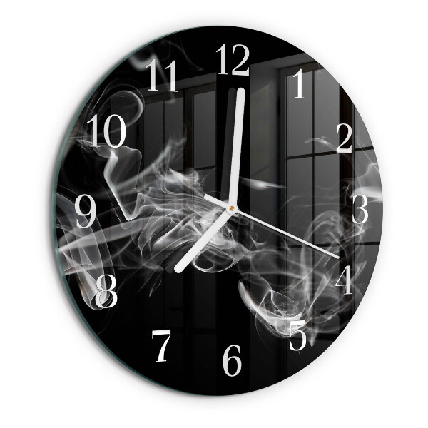 Glas wanduhr Rauch