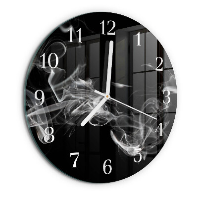 Glas wanduhr Rauch