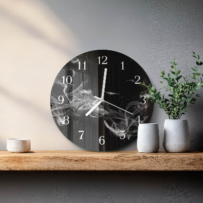 Glas wanduhr Rauch