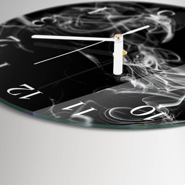 Glas wanduhr Rauch