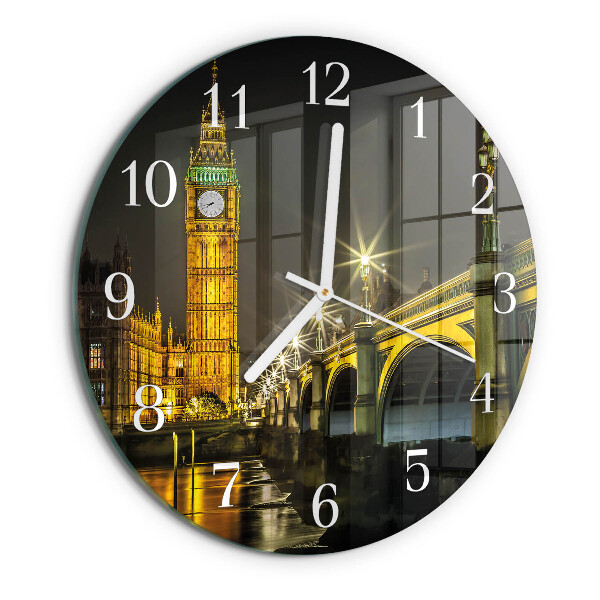 Glas wanduhr London