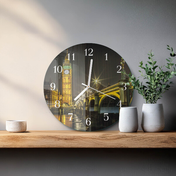 Glas wanduhr London