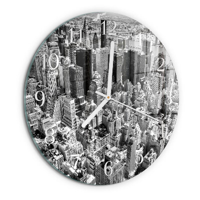 Glas wanduhr Horizont