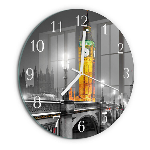 Glas wanduhr Big Ben