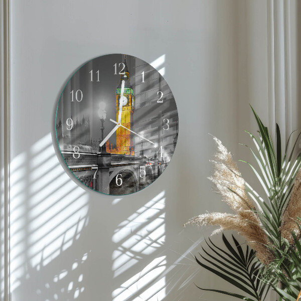 Glas wanduhr Big Ben