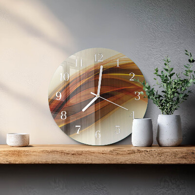Glas wanduhr Abstraktion