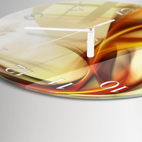 Glas wanduhr Abstraktion