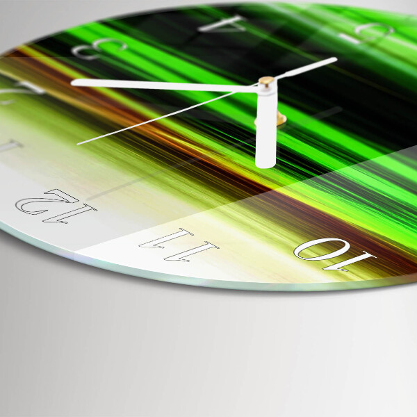 Glas wanduhr Abstraktion