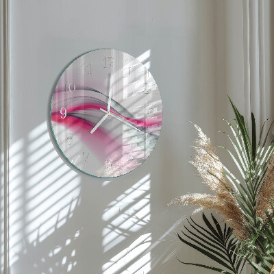 Glas wanduhr Abstraktion
