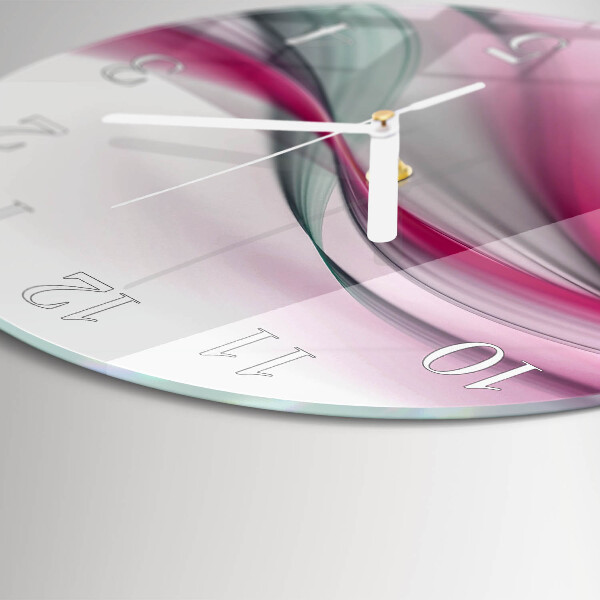Glas wanduhr Abstraktion