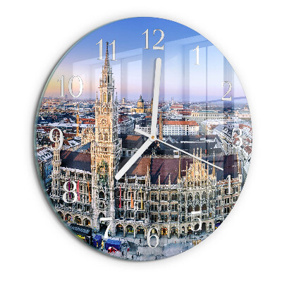Glas wanduhr Horizont