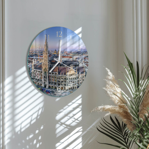Glas wanduhr Horizont