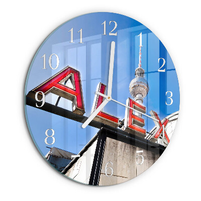 Glas wanduhr Alexanderplatz