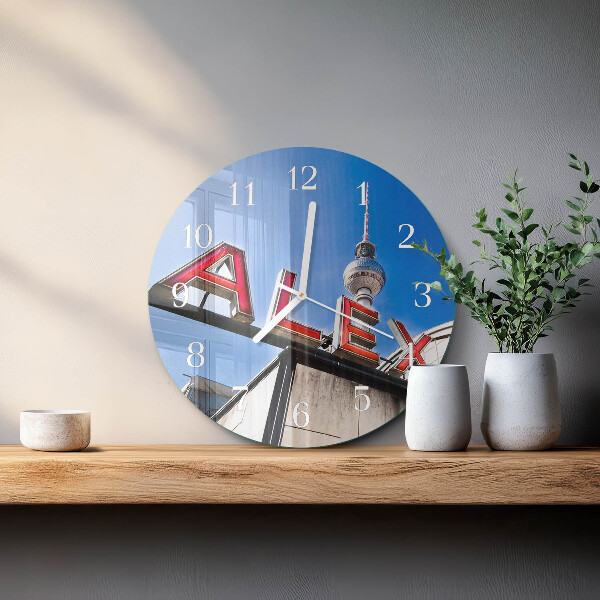 Glas wanduhr Alexanderplatz