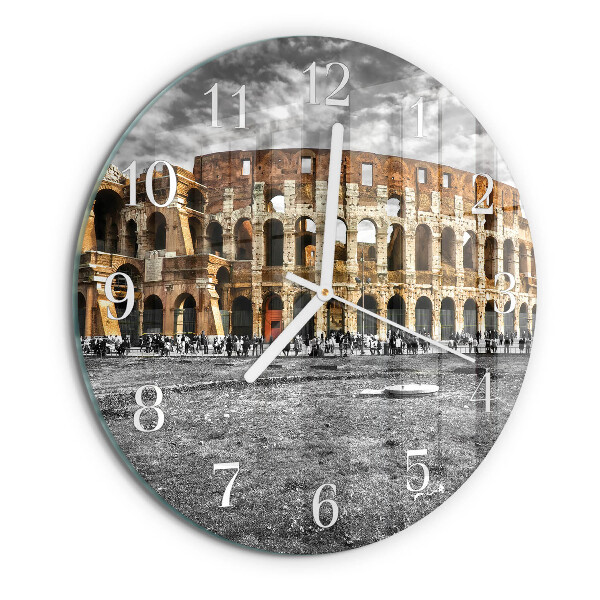 Glas wanduhr Kolosseum