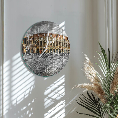 Glas wanduhr Kolosseum