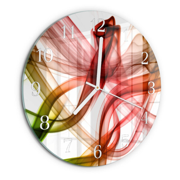Glas wanduhr Abstraktion