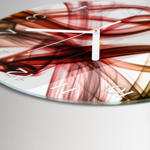 Glas wanduhr Abstraktion