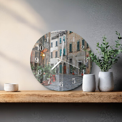 Glas wanduhr Avenue