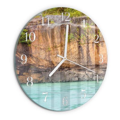 Glas wanduhr Cliff
