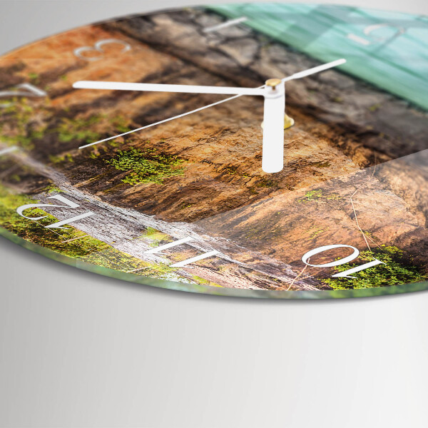 Glas wanduhr Cliff
