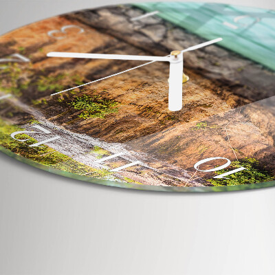 Glas wanduhr Cliff