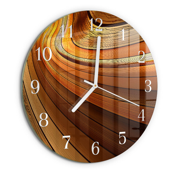 Glas wanduhr Abstraktion