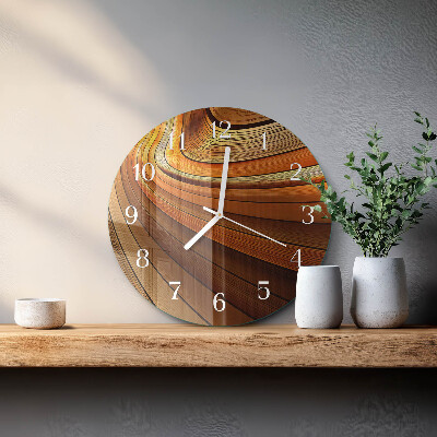 Glas wanduhr Abstraktion