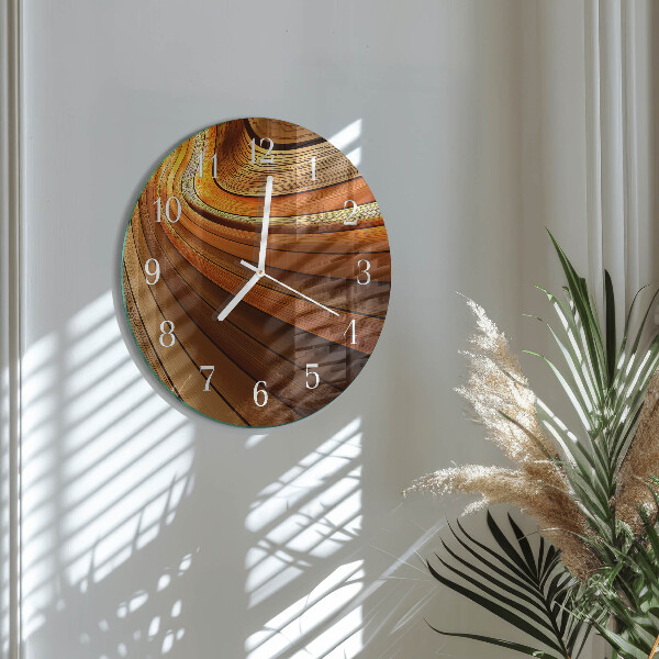 Glas wanduhr Abstraktion