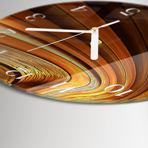 Glas wanduhr Abstraktion
