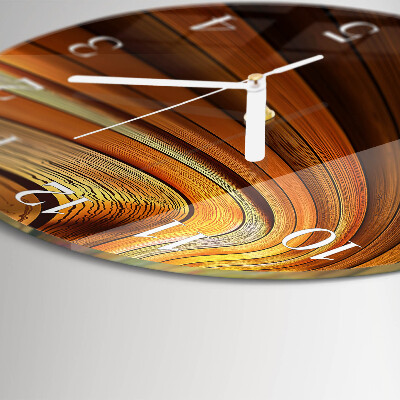 Glas wanduhr Abstraktion