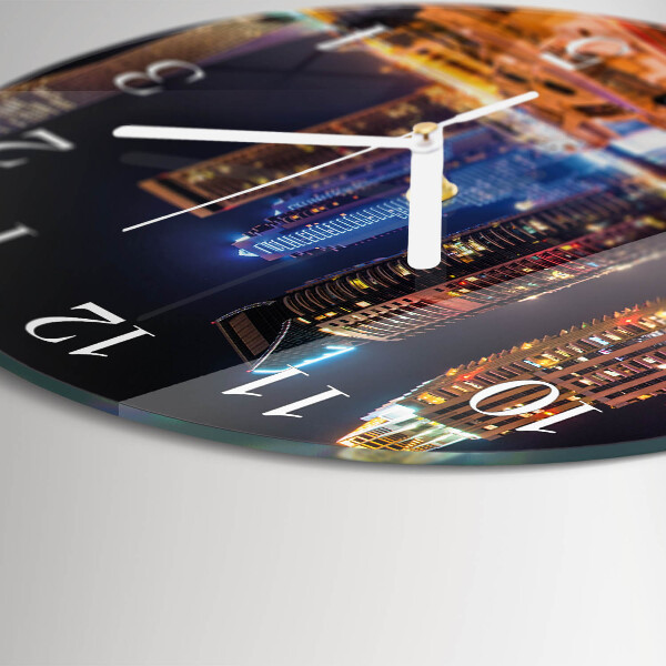 Glas wanduhr Horizont