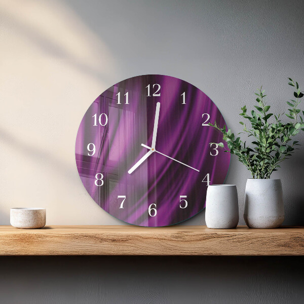 Glas wanduhr Abstraktion
