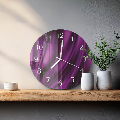 Glas wanduhr Abstraktion