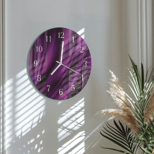 Glas wanduhr Abstraktion