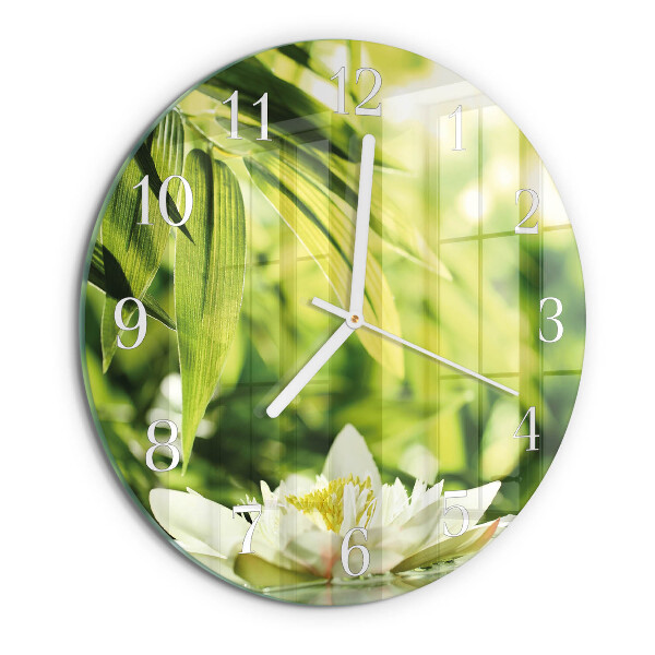 Glas wanduhr Natur