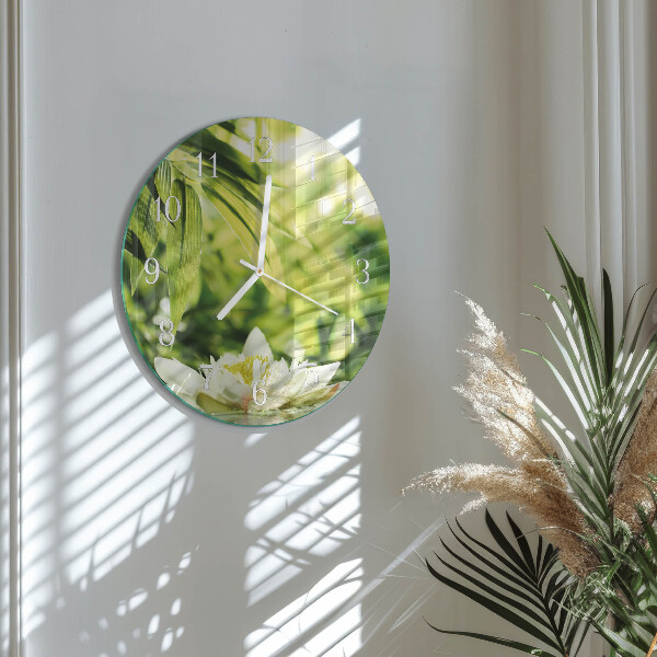 Glas wanduhr Natur