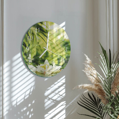 Glas wanduhr Natur