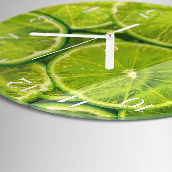 Glas wanduhr Kalziumkarbonat