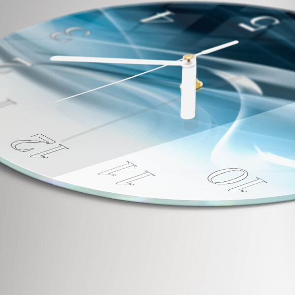 Glas wanduhr Abstraktion