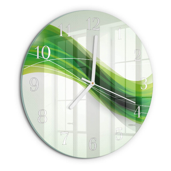 Glas wanduhr Abstraktion