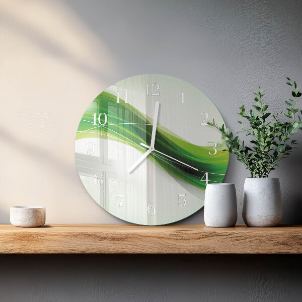 Glas wanduhr Abstraktion