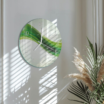 Glas wanduhr Abstraktion