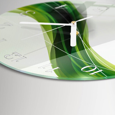 Glas wanduhr Abstraktion