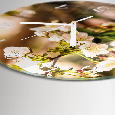 Glas wanduhr Natur