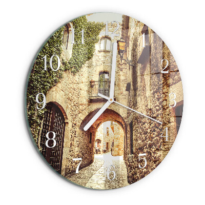 Glas wanduhr Avenue