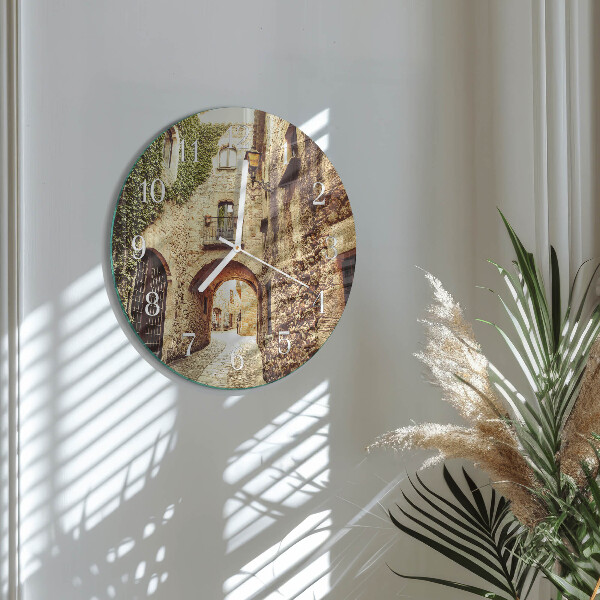 Glas wanduhr Avenue