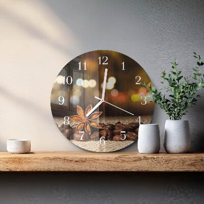 Glas wanduhr Anis