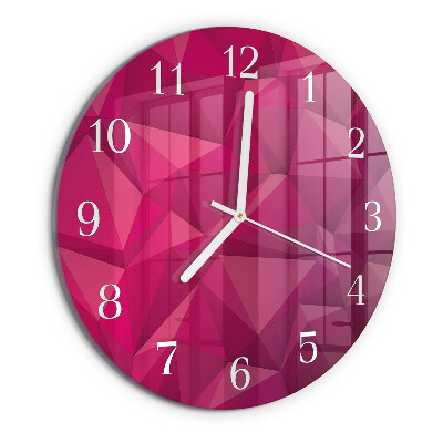 Glas wanduhr Abstraktion
